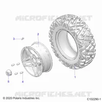 RADS, FRONT TIRE