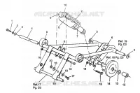 FRONT Drehmomentarm (TOURING) TRAIL TOURING 0972262 and EUROPEAN TRAIL TOURING (4938313831C007)