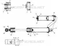 FOX SCHOCK, GAS, RESERVOIR  Scrambler 500 W97BC50A (4943074307C013)