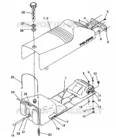 SITZ   GASBEHÄLTER ASSEMBLY Storm/0932770 and Storm SKS/0932570 (4923032303002A)