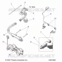 KRAFTSTOFFSYSTEM, RAIL, LINES AND THROTTLE BODY