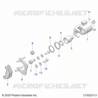 BRAKES, HINTERSATTELS