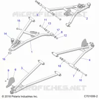 FRONT SUSPENSION CONTROL ARMS