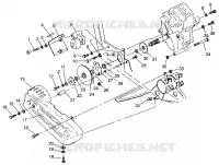 GETRIEBEGEHÄUSE/BREMSE AND KETTEN ??COVER MOUNTING 6X6 400L W968740 AND 6X6 400L NORWE (4935963596C013)