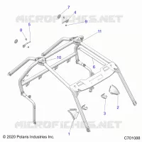 CHASSIS, CAB FRAME ZUBEHOR