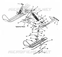 FRONT SUSPENSION AND SKI LITE 0943433,STARLITE 0943427 AND  LITE DELUXE 094 (4924992499011A)