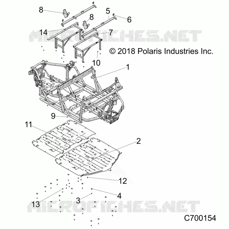 CHASSIS, MAIN FRAME AND SKID PLATES