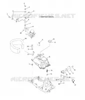 TREIBSTOFF TANK AND VERGASER MOUNTING