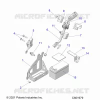 ELEKTRIC, BATTERY, MANUAL START POWER UP COMPONENTS