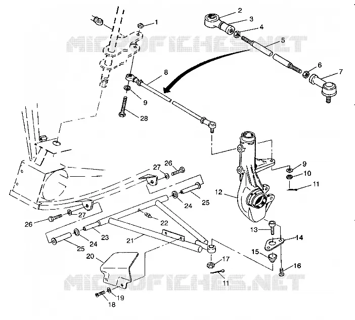 Querlenkern 6X6 250 W938727 (4924092409020A)