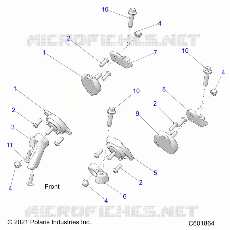 MOTOR, MOUNTING & LONG BLOCK