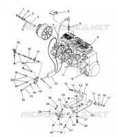 MOTORAUFHÄNGUNG XLT/0930767,XLT SP/0930667    XLT SKS/0930567 (4923012301028A)