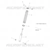 FRONT SUSPENSION SHOCK MOUNTING