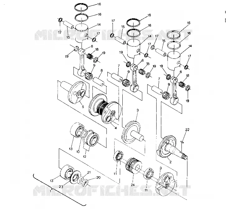 KOLBEN AND KURBELWELLE 650 (4914131413030A)