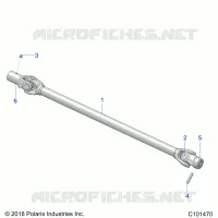 ANTRIEB, PROP SHAFT, FRONT