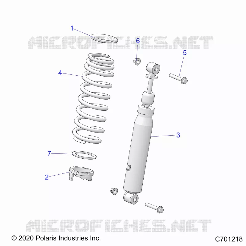 SUSPENSION, REAR SHOCK MOUNTING