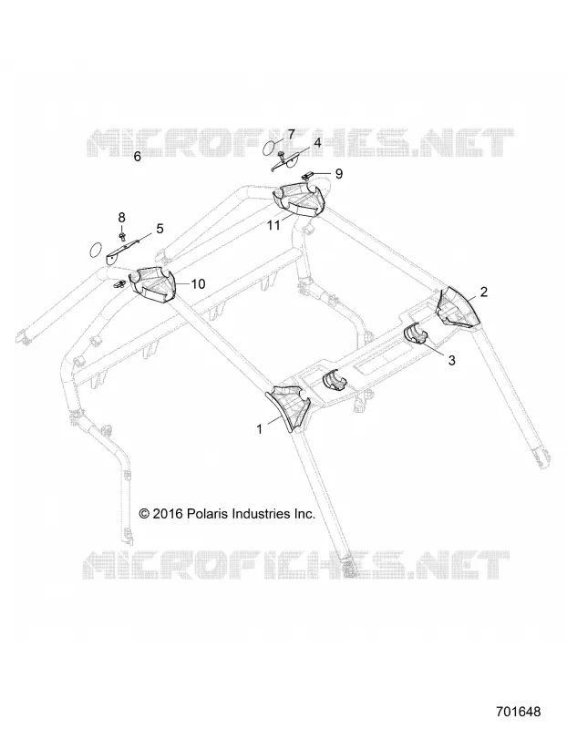 CHASSIS, CAB RAHMEN ACCESORIES- Z18VDS92CU (701648)