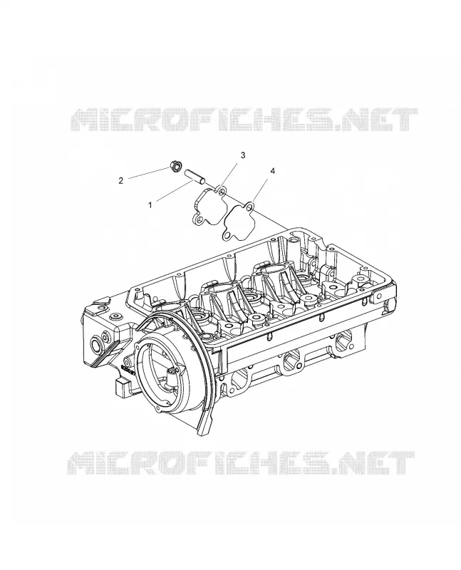 ENGINE, TREIBSTOFF PUMP FITTING COVER