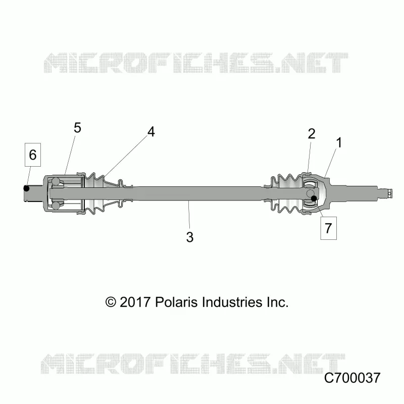 ANTRIEB, REAR HALF SHAFT