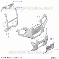FRONTSTOSSSTANGE AND MOUNTING