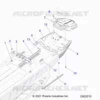 CHASSIS, REAR, MISC. COVERS AND SNOWFLAP