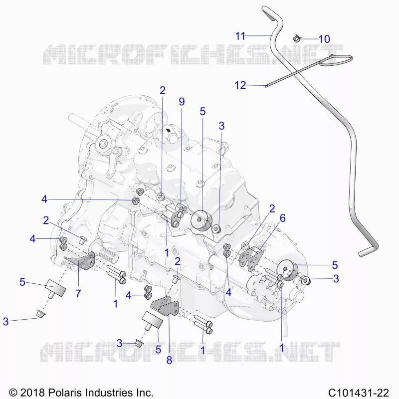 ENGINE, ÃŒBERTRAGUNG MOUNTING & LONG BLOCK