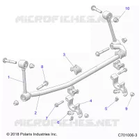 SUSPENSION, FRONT STABILISATORSTANGE- Z21N4M99AG (C701006-3)