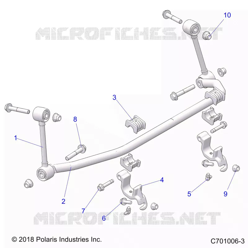 SUSPENSION, FRONT STABILISATORSTANGE- Z21N4M99AG (C701006-3)