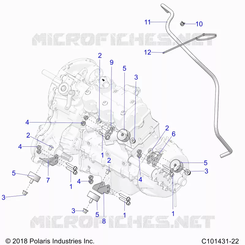 ENGINE, ÃŒBERTRAGUNG MOUNTING & LONG BLOCK