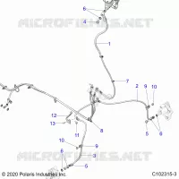 BRAKE LINES, FRONT