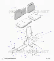 SITZ ASM. AND SLIDER