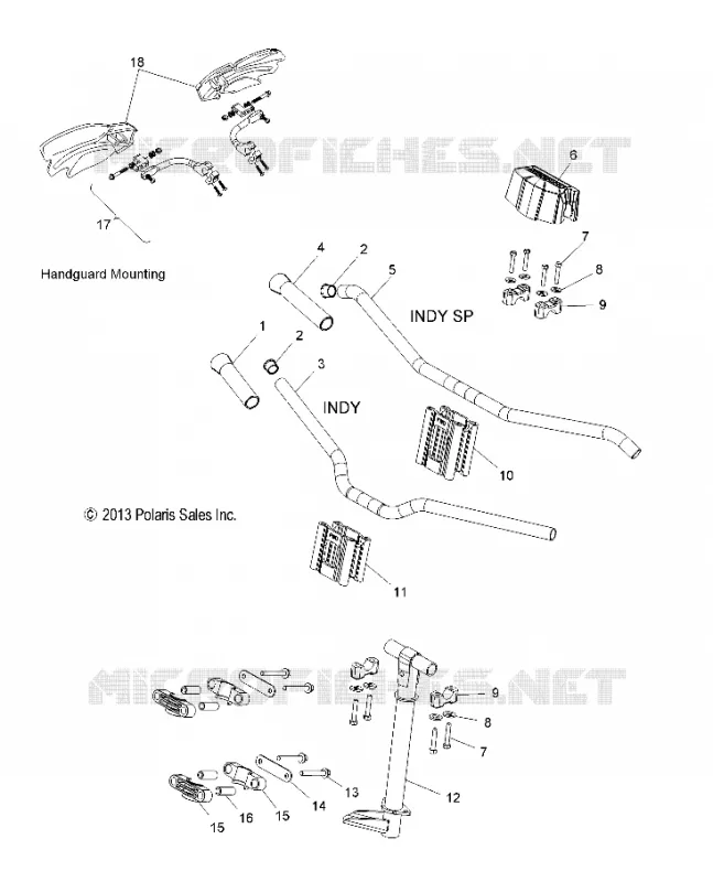 UPPER LENKEN   HANDLEBAR ASM.