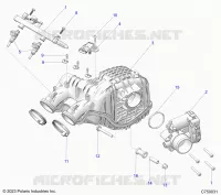 ENGINE, LUFTEINLASS MANIFOLD