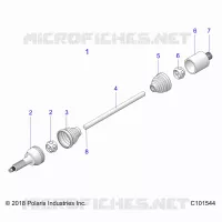 DRIVE TRAIN, HINTERE ANTRIEBSWELLE