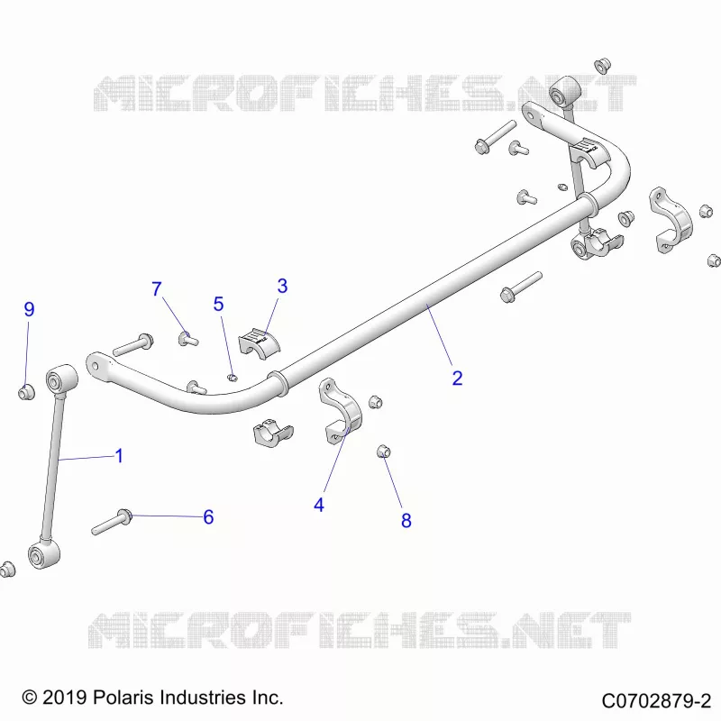 SUSPENSION, REAR STABILISATORSTANGE