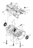 CRANKCASE 500 0972764,  EUROPEAN 500 E972764,  500 SKS 0972564, EUROPEAN 50 (4938393839C014)