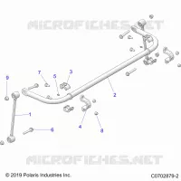 SUSPENSION, REAR STABILISATORSTANGE