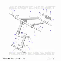 SUSPENSION, FRONT DREHMOMENTARM