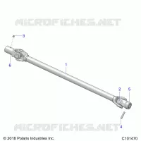 ANTRIEB, PROP SHAFT, FRONT