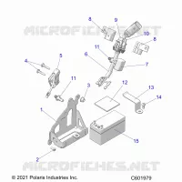 ELEKTRIC, BATTERY, MANUAL START POWER UP COMPONENTS