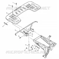 HINTER RACK MOUNTING XPLORER 400L W969140 (4935983598A007)