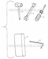 TOOL KIT SL 700 B964066 AND  INTL. SL 700 I964066 (4935633563B014)
