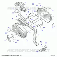ANTRIEB, CLUTCH COVER AND DUCTING