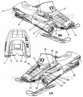 DECALS 440 XCR 0941760 (4925182518007A)