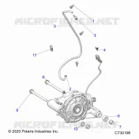 ANTRIEB, FRONT GEARCASE MOUNTING