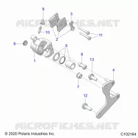 BRAKES, BREMSZANGE HINTEN
