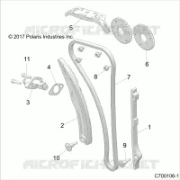 CAM CHAIN AND TENSIONER