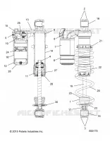 SUSPENSION, FRONT SHOCK TRACK (7044389)