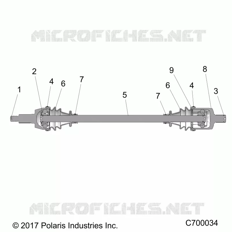 ANTRIEB, FRONT HALF SHAFT
