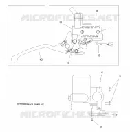 VORDERBREMSE BREMSE AND MASTER CYLINDER